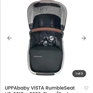 UPPAbaby VISTA RumbleSeat V2, 2015+, 2023, Theo (Dark Taupe)